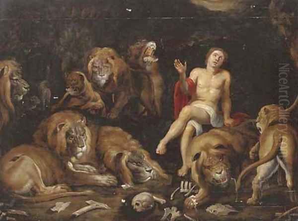 Daniel in the Lions' Den - view 1