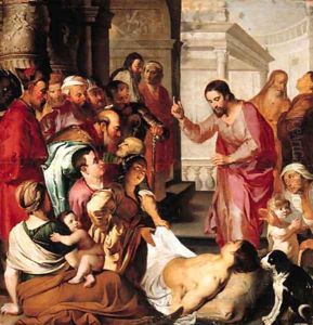 Christ at the Pool of Bethesda by (studio of) Rubens, Peter Paul
