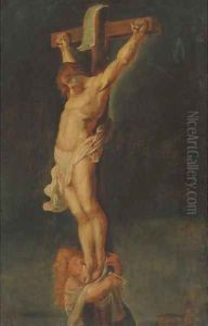 Christ on the Cross with the Magdalen by (studio of) Rubens, Peter Paul