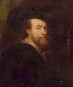Self-Portrait of the artist by (studio of) Rubens, Peter Paul