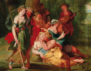 The Garden of Love by (studio of) Rubens, Peter Paul