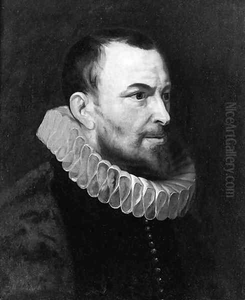 Portrait of Nicolaes Rockox (1560-1640) , half length, in profile to the right, wearing a dark costume and a molenkraag - view 1