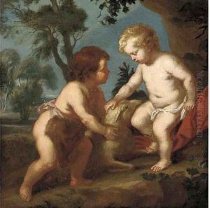 The Christ Child and the Infant Saint John the Baptist by (studio of) Rubens, Peter Paul