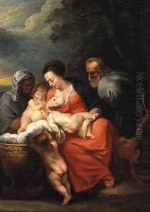 The Holy Family 2 by (studio of) Rubens, Peter Paul