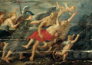 The rape of Deianera by (studio of) Rubens, Peter Paul