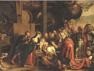 The Adoration of the Magi by (studio of) Rubens, Peter Paul