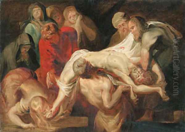 The Entombment - a sketch - view 1