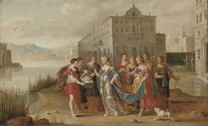 The Finding of Moses by (studio of) Rubens, Peter Paul