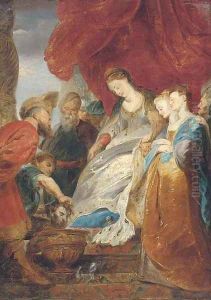 The head of Cyrus brought to Queen Tomyris
