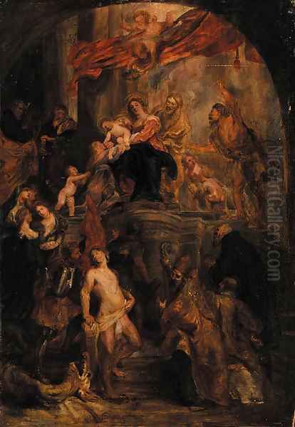 The Virgin and Child enthroned - view 1