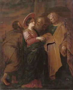 The Visitation by (studio of) Rubens, Peter Paul