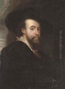 Self-portrait of the artist 2 by (studio of) Rubens, Peter Paul