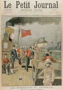 Events in the Transvaal Departure of the English troops for South Africa, from Le Petit Journal, 15th October 1899 by Henri Rudaux