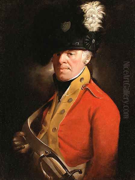 Portrait of an Officer, half length, in Military Uniform - view 1