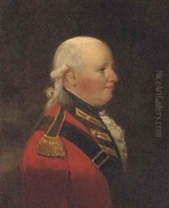 Portrait of an officer, half-length, in full uniform by Sir Henry Raeburn