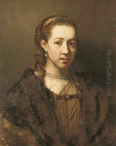 Portrait of a lady, traditionally said to be Hendrickje Stoffels