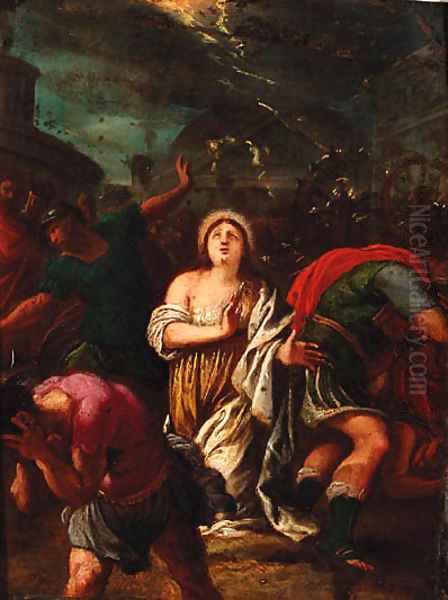 The martyrdom of Saint Catherine - view 1