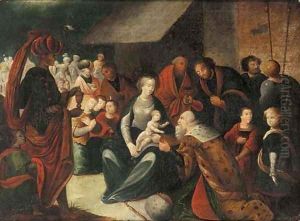 The Adoration of the Magi 2 by Hans Rottenhammer