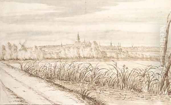 View of Gouda seen from the South East - view 1