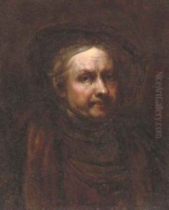 Self-portrait of the artist by Harmenszoon van Rijn Rembrandt