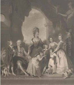 George Duke of Marlborough, and Family, by Charles Turner