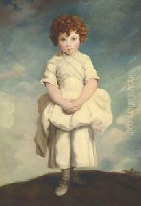 Portrait of Lady Gertrude Fitzpatrick as a child by Sir Joshua Reynolds