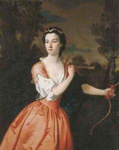Portrait of Lady Frances Montague (d. 1788), as Diana Portrait of Lady Frances Montague (d. 1788), as Diana