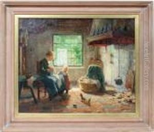 Dutch Interior by Evert Pieters