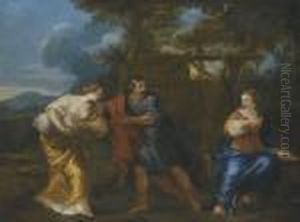 The Banishment Of Hagar by Pietro Da Cortona (Barrettini)