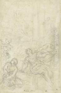 Martyrdom Of A Saint by Pietro Da Cortona (Barrettini)