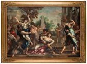 Theabduction Of The Sabine Women by Pietro Da Cortona (Barrettini)