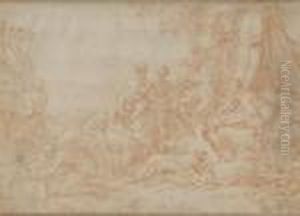 Scene Antique by Pietro Da Cortona (Barrettini)