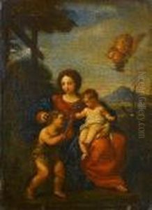 Madonna And Child With St John The Baptist