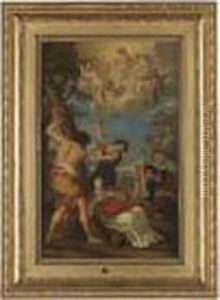 The Stoning Of St. Stephen by Pietro Da Cortona (Barrettini)