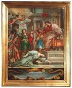 The Martyrdom Of The Saints Bibiana And Demetria. A Pair The Martyrdom Of The Saints Bibiana And Demetria. A Pair