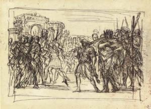 The Triumph Of David by Pietro Da Cortona (Barrettini)