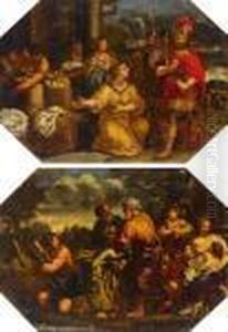 Scena Di Un Sacrificio Nell""""antichita; Scena Vetero-testamentaria Scena Di Un Sacrificio Nell""""antichita; Scena Vetero-testamentaria