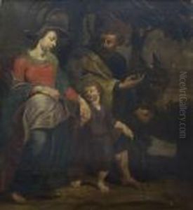 Flucht Nach Agypten by Pietro Da Cortona (Barrettini)