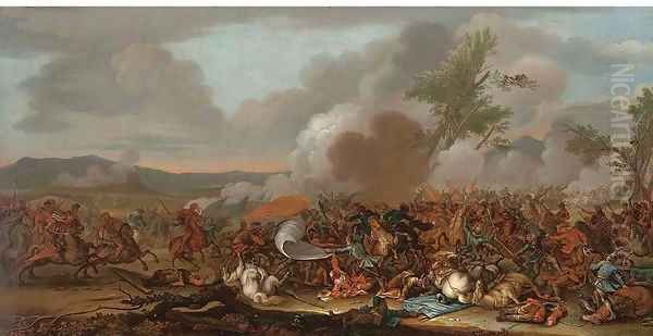A cavalry battle - view 1
