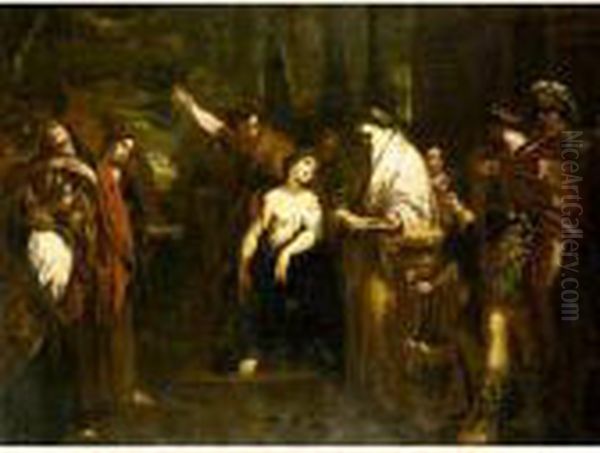 The Sacrifice Of Polyxena by Pietro Da Cortona (Barrettini)