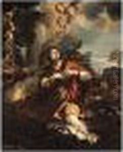 Saint Martina Refuses To Adore The Idols by Pietro Da Cortona (Barrettini)