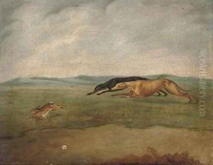 Hare coursing by Philip Reinagle