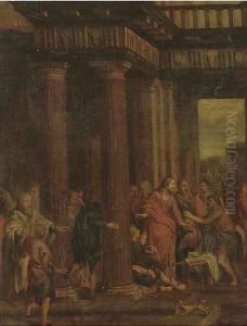 Christ driving the Money-changers from the Temple