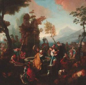 Rebecca and Eliezer at the Well