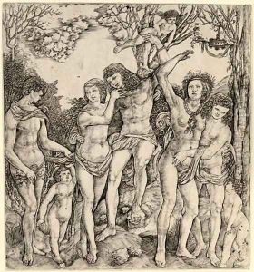 Man tied to a Tree by Eros (Allegory of Love)
