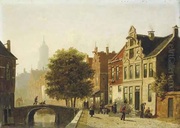 A view of a canal in Utrecht - view 1