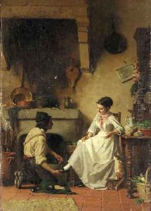 The cobbler's visit by Edouard John E. Ravel