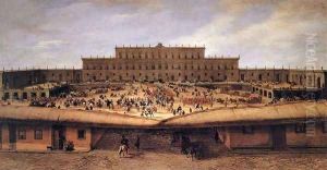 View of the Palazzo Pitti by Pandolfo Reschi