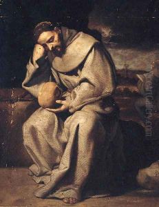 Saint Francis in meditation