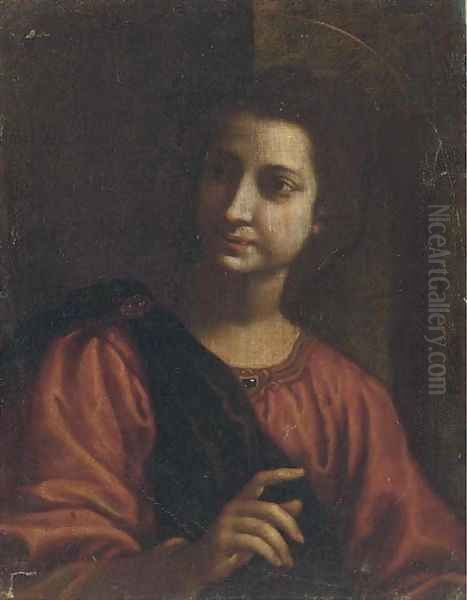 A female saint - view 1